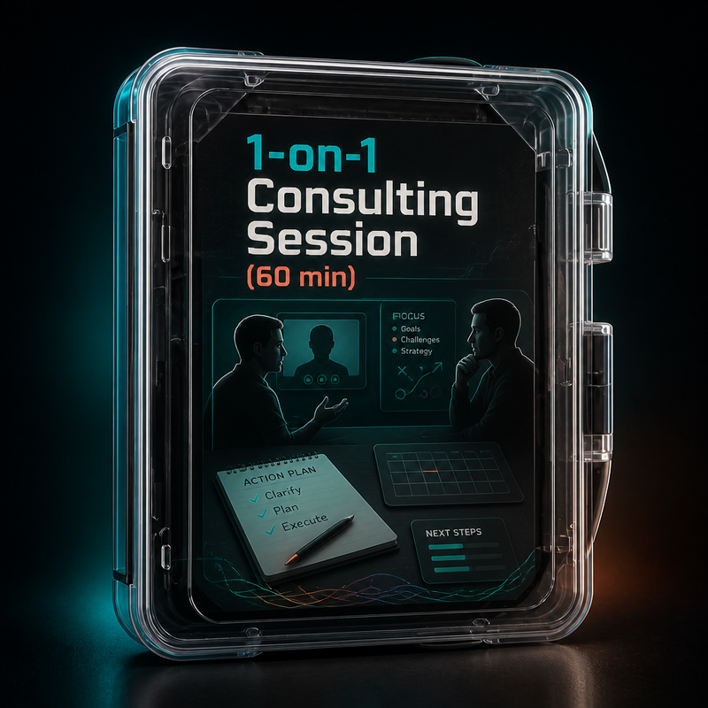 1-on-1 Consulting Session — 60 min — Black Rout Studios