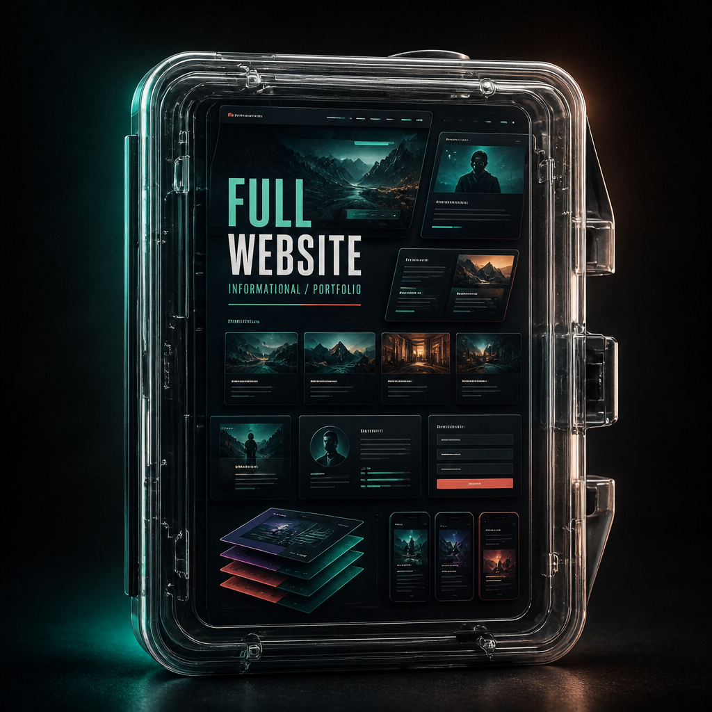 Full Website — Informational / Portfolio — Black Rout Studios