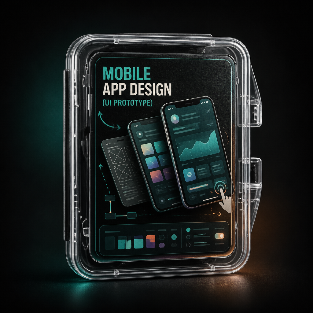 Mobile App Design — UI Prototype — Black Rout Studios