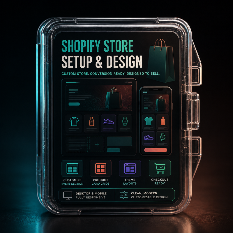 Shopify Store Setup & Design — Black Rout Studios