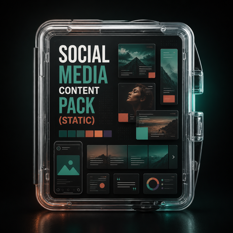 Social Media Content Pack — Static — Black Rout Studios