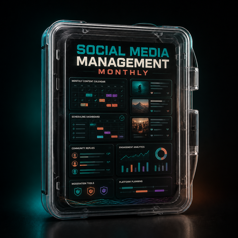 Social Media Management — Monthly — Black Rout Studios