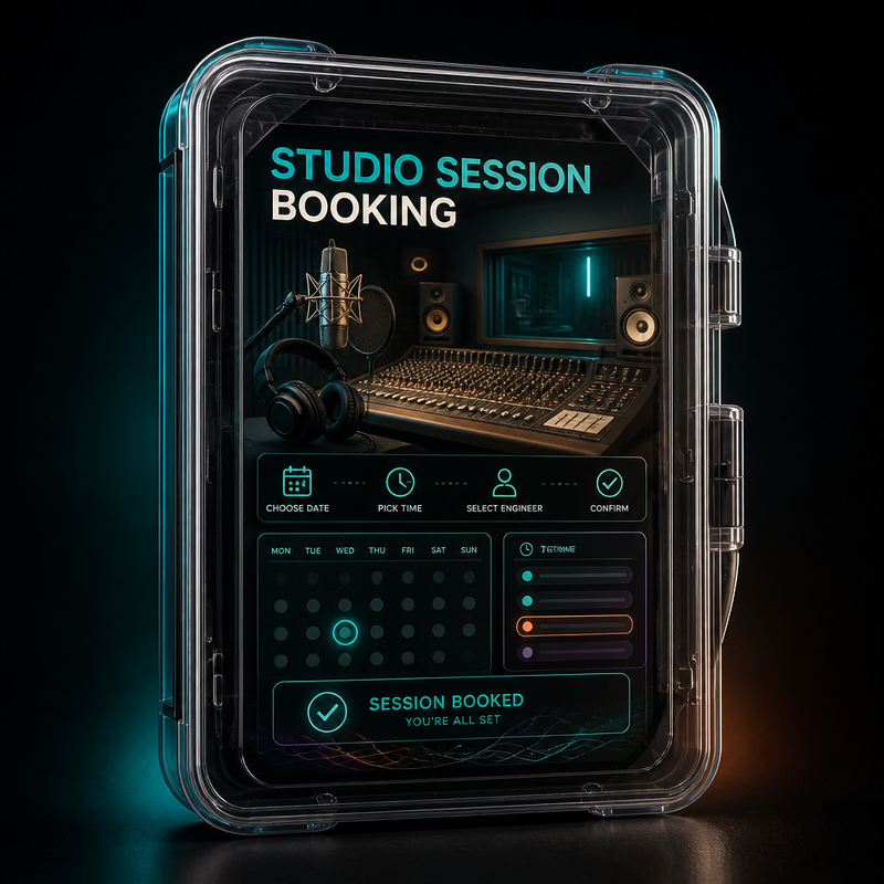 Studio Session Booking — Black Rout Studios